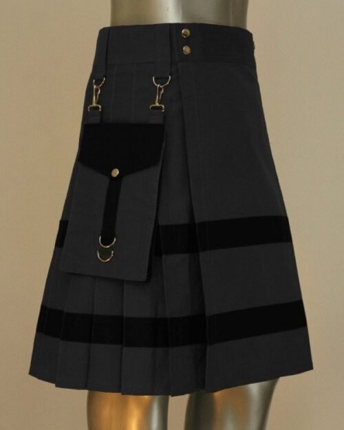 New Drill Cotton pocket kilt