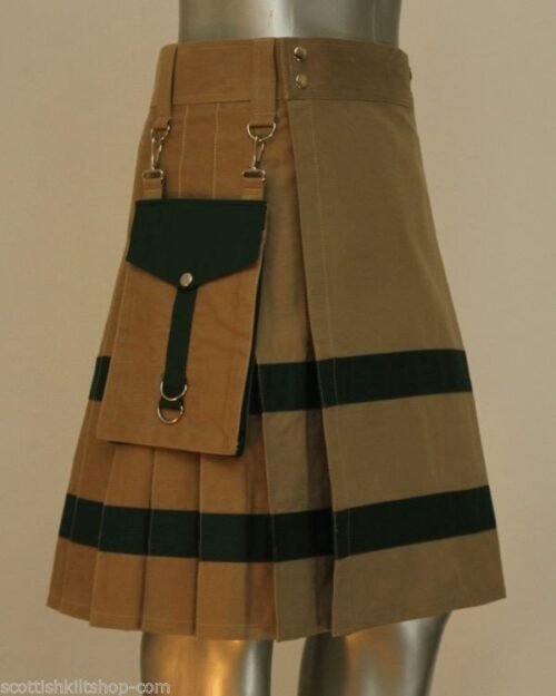 New Drill Cotton pocket kilt