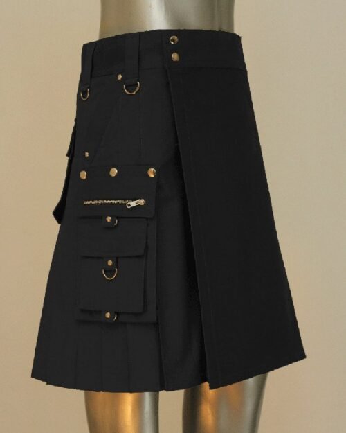 New Heavy Weight Drill Cotton pocket kilt