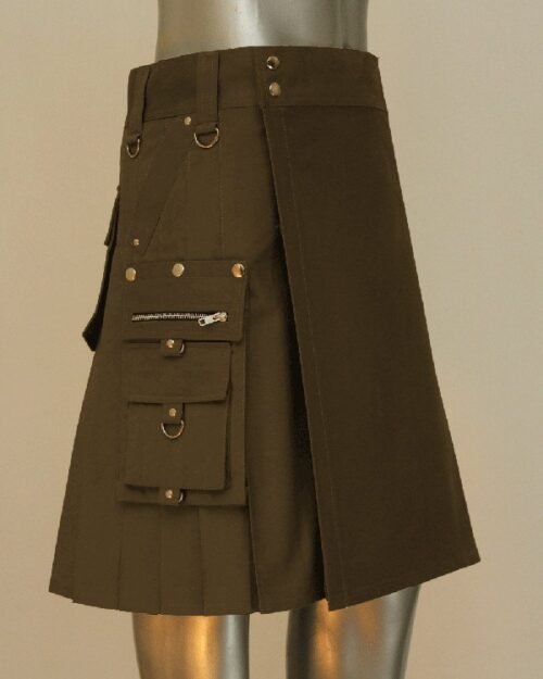 New Heavy Weight Drill Cotton pocket kilt