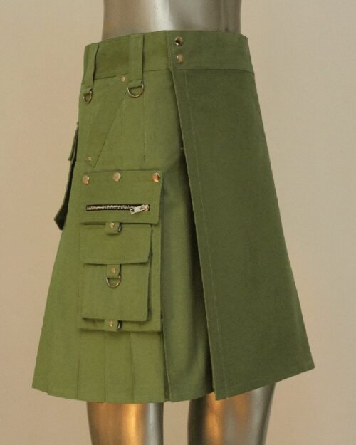 New Heavy Weight Drill Cotton pocket kilt