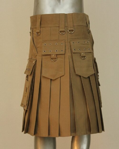 New Heavy Weight Drill Cotton pocket kilt