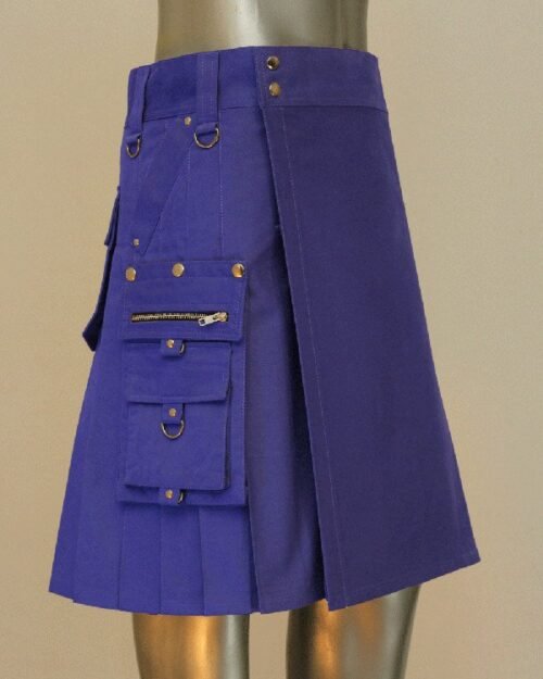 New Heavy Weight Drill Cotton pocket kilt