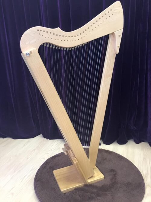 New 26 Strings Lap Solid AshWood Harp