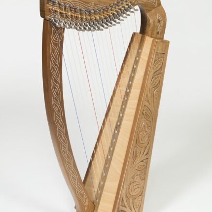 New Lever Harp 19 Strings Celtic Harp Irish Harp With big Bag and Tuning Key