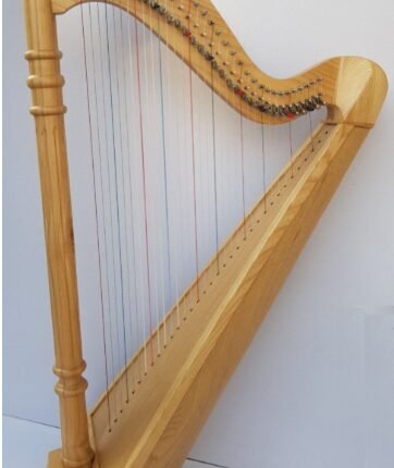 New 34 Strings Floor Harp With Carry Bag and Tuning Key
