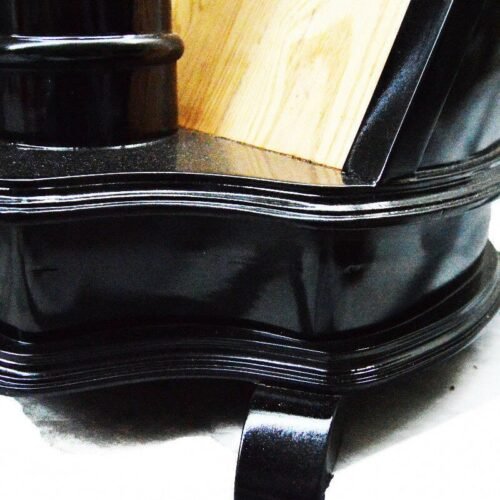 Professional 36 Strings Pillar Design Lever Harp Antique