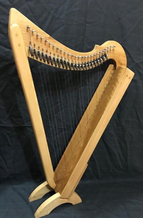 New 26 Strings Lap Solid AshWood Harp