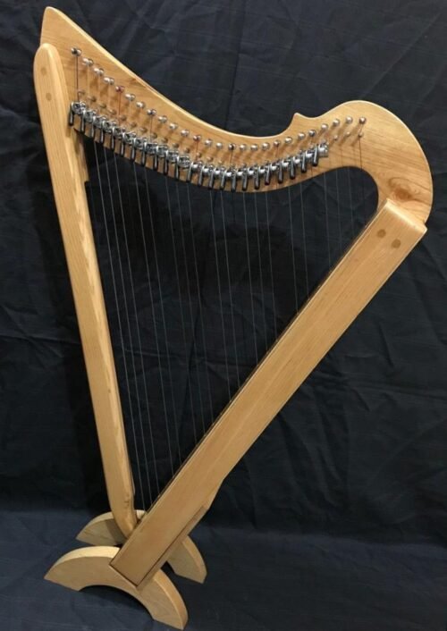 New 26 Strings Lap Solid AshWood Harp