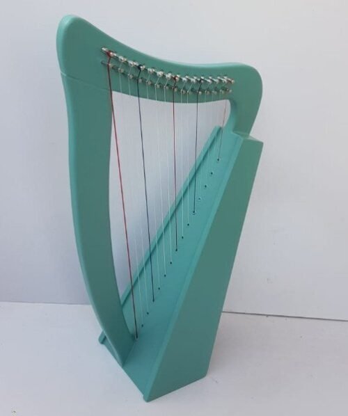 New 15 Strings Baby Harp Mini Harp With Carry Bag Tuning Key and Extra String Set