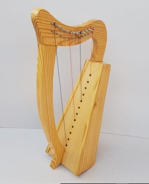 New 15 Strings Baby Harp Mini Harp With Carry Bag Tuning Key and Extra String Set